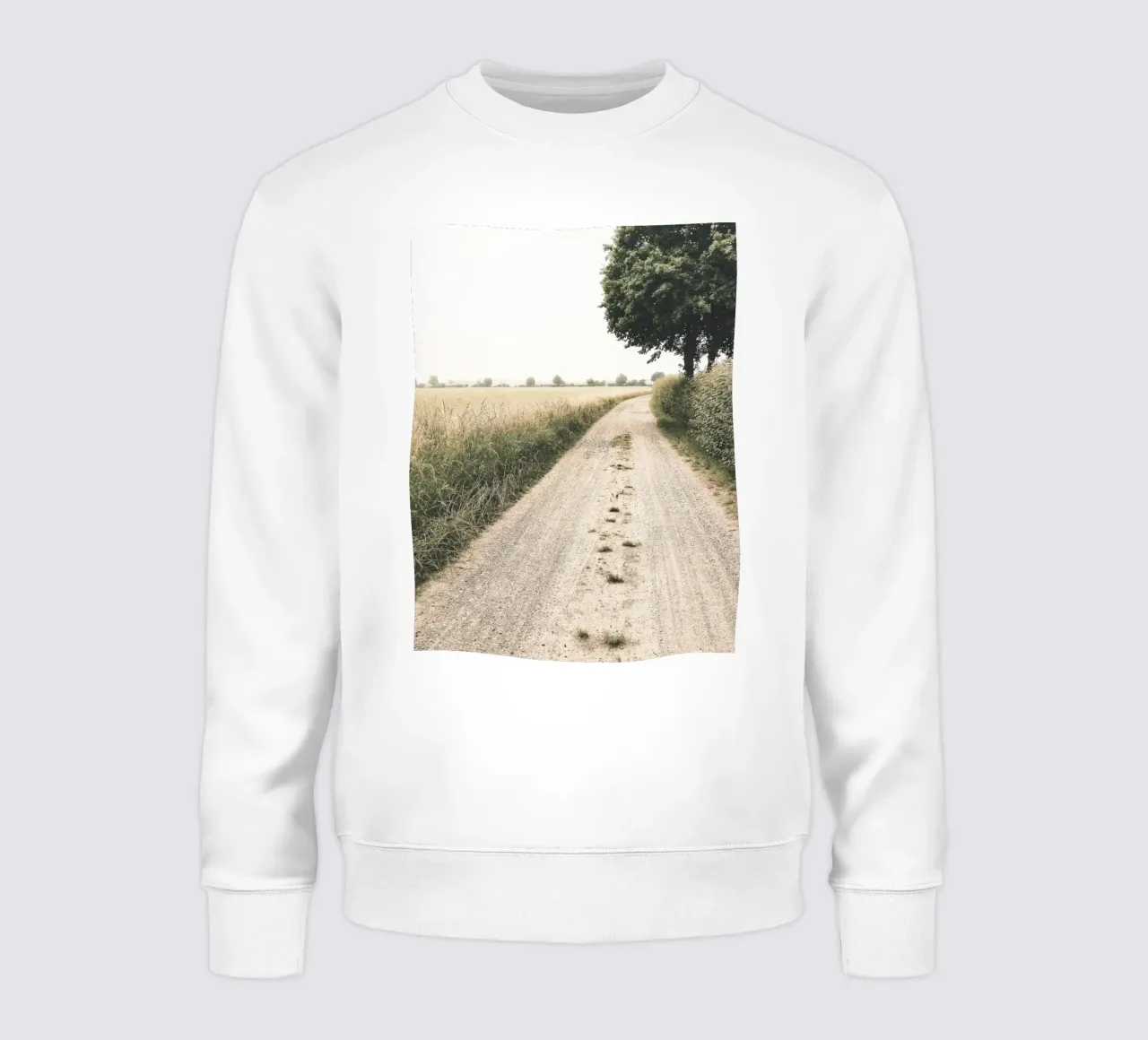 Sentiero rurale - Design naturalistico minimalista felpa da Whole©