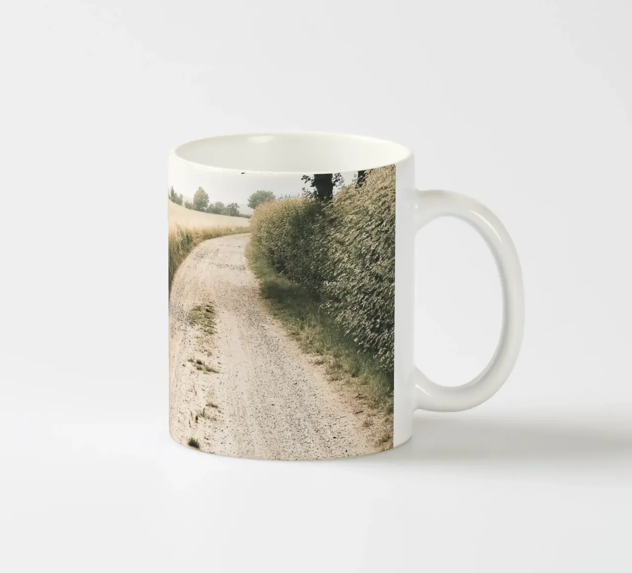 Sentiero rurale - Design naturalistico minimalista tazza in ceramica da Whole©