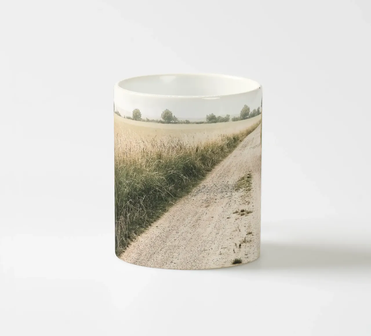 Sentiero rurale - Design naturalistico minimalista tazza in ceramica da Whole©