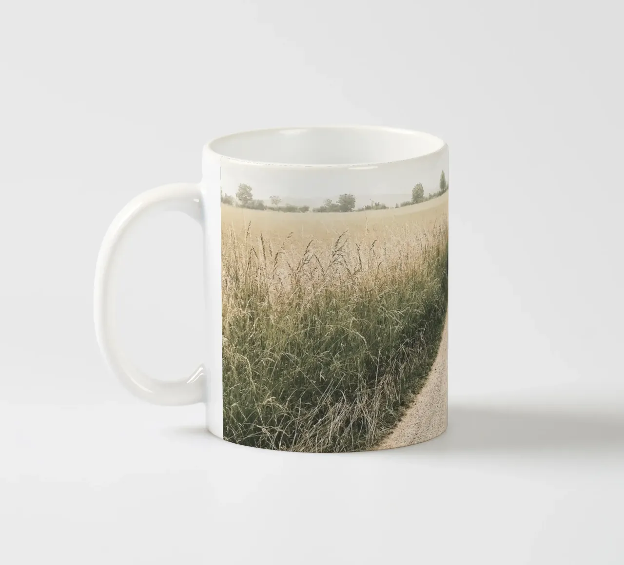 Sentiero rurale - Design naturalistico minimalista tazza in ceramica da Whole©