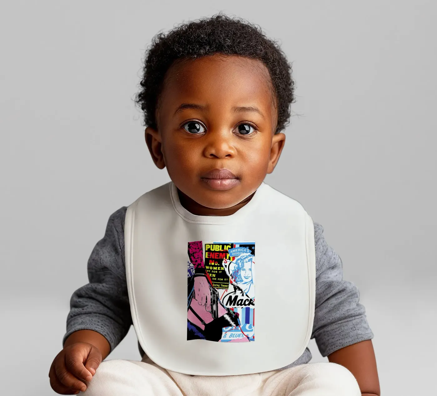 Mack baby bib by JRuggs