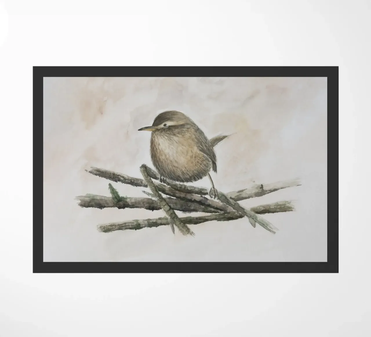Wren - piccolo uccello con una voce squillante zerbino da Barbara Buderath Illustrationen