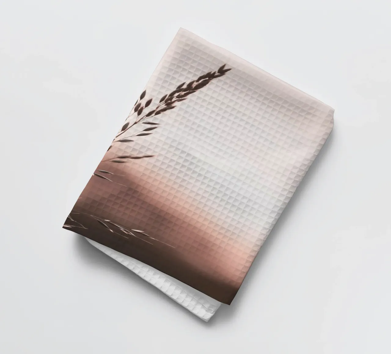 Delicate grasses in the sunlight - Natural minimalism tea towel by Whole©