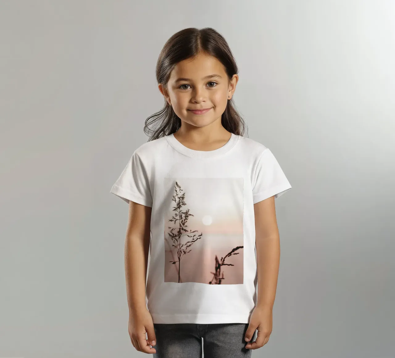 Grasses in the sunset - the tranquillity of nature kids t-shirt by Whole©
