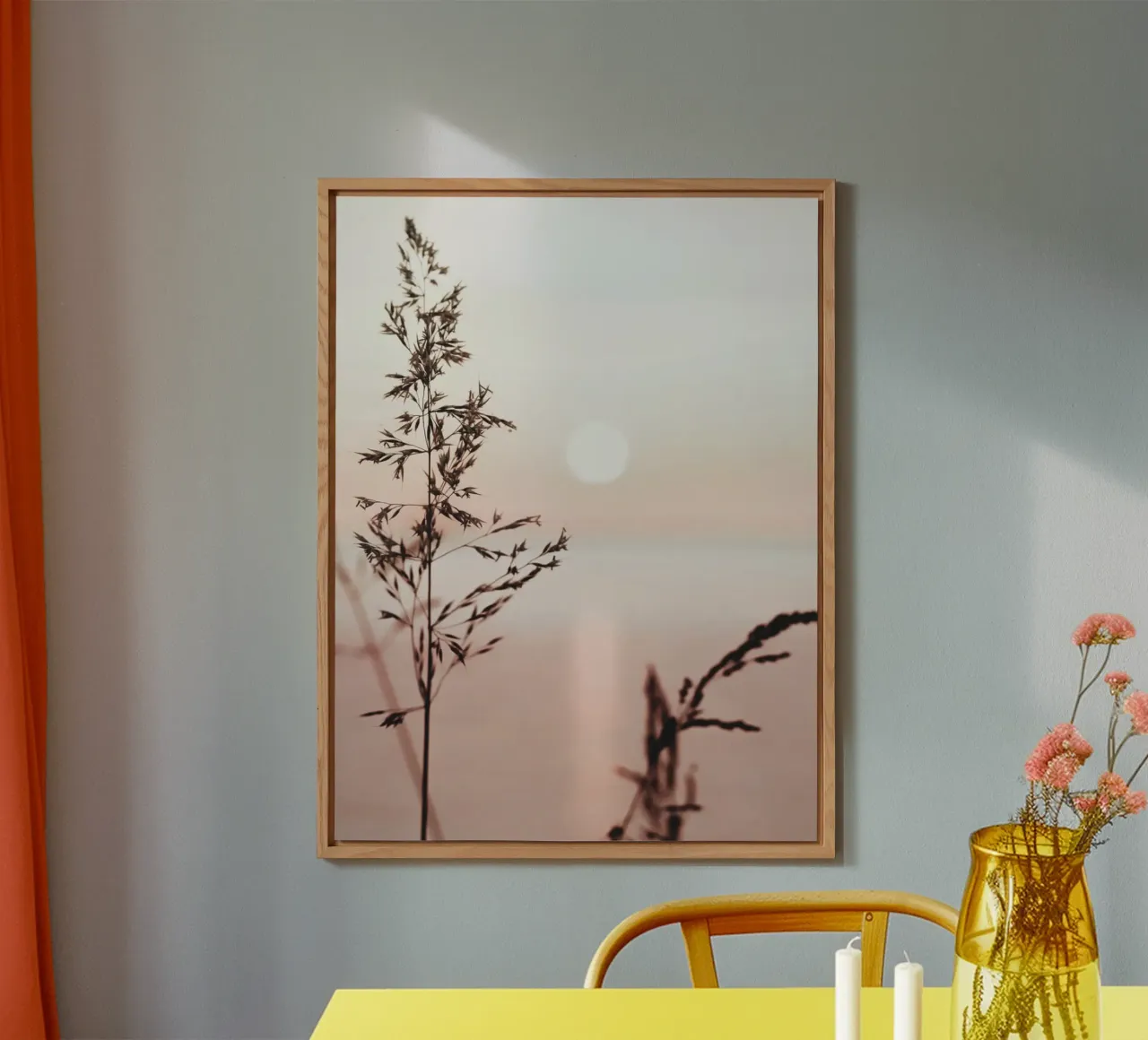 Grasses in the sunset - the tranquillity of nature forex plate by Whole©
