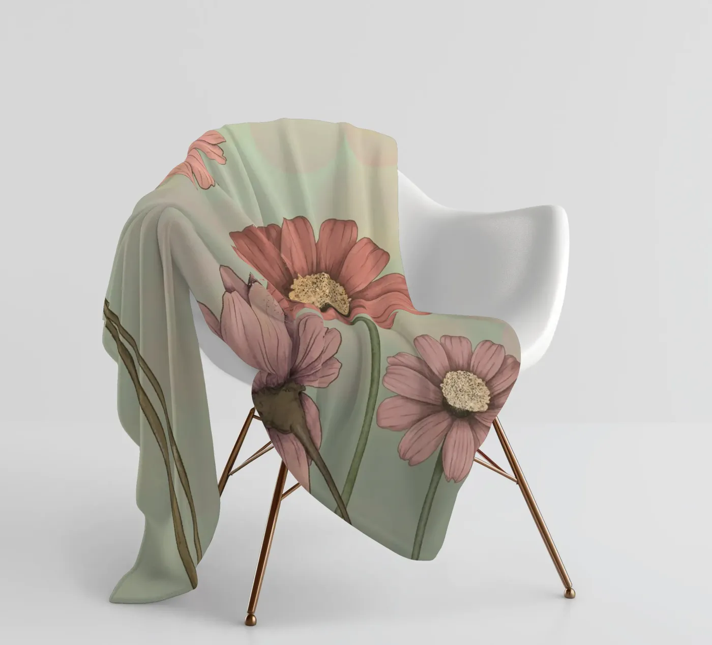Flowers Fleecedecke von AtelierTamtam