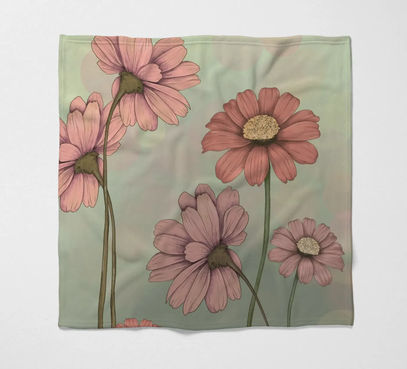 Flowers Fleecedecke von AtelierTamtam