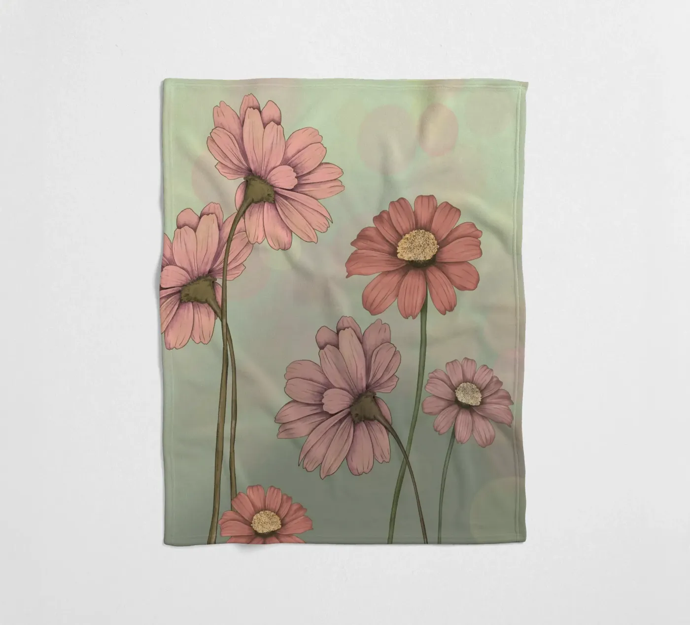 Flowers Fleecedecke von AtelierTamtam