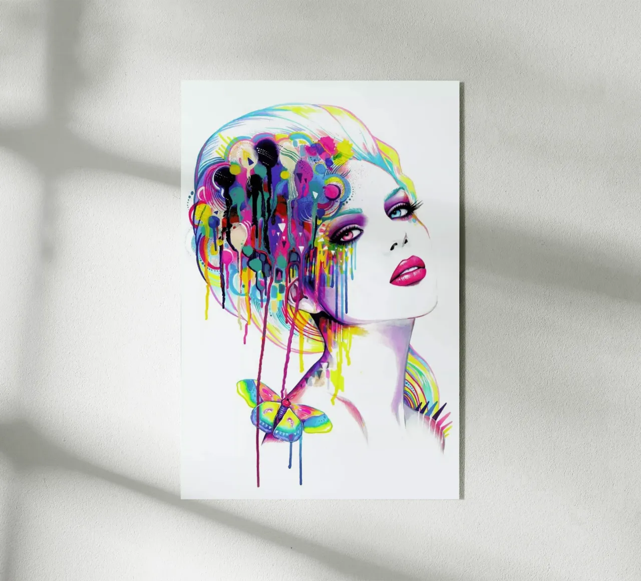 Color Portrait plexiglass da Pixie Cold