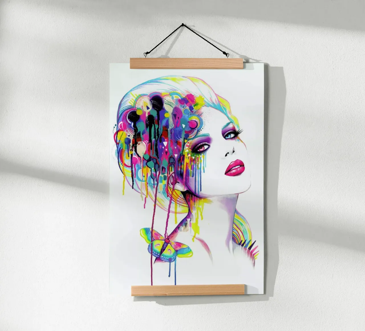 Color Portrait poster by Pixie Cold