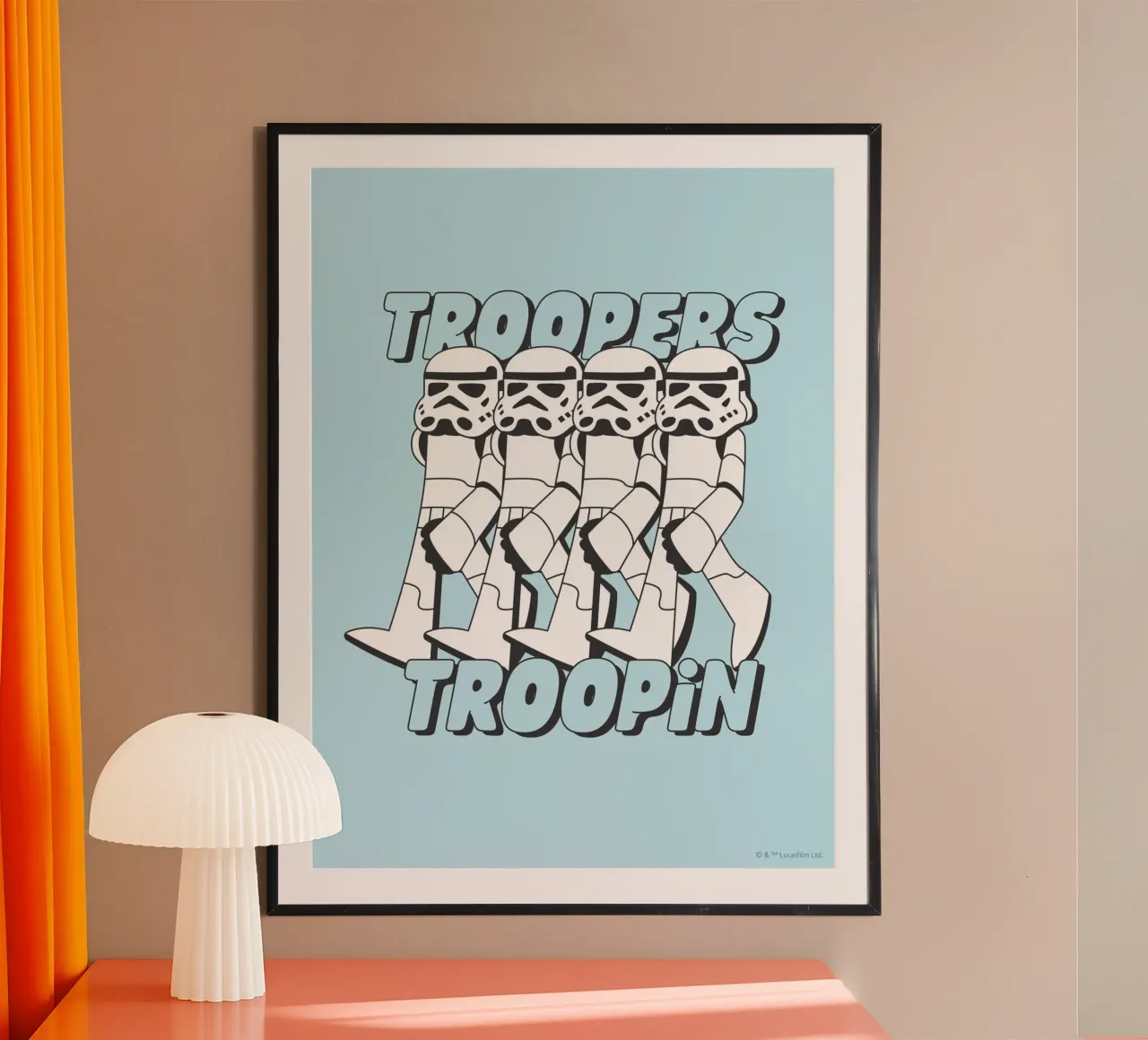 TROOPERS TROOPIN poster by Star Wars