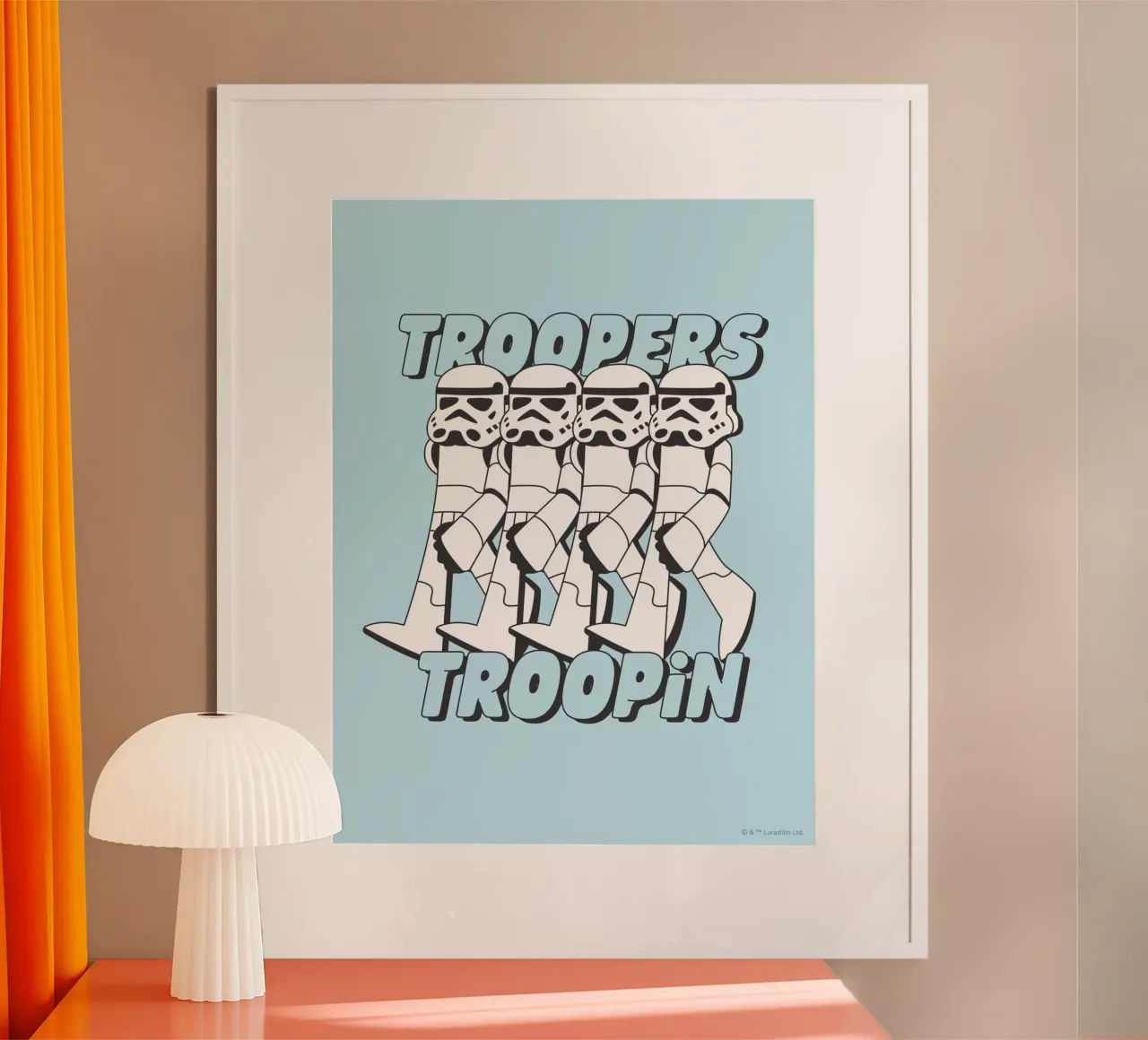 TROOPERS TROOPIN poster by Star Wars
