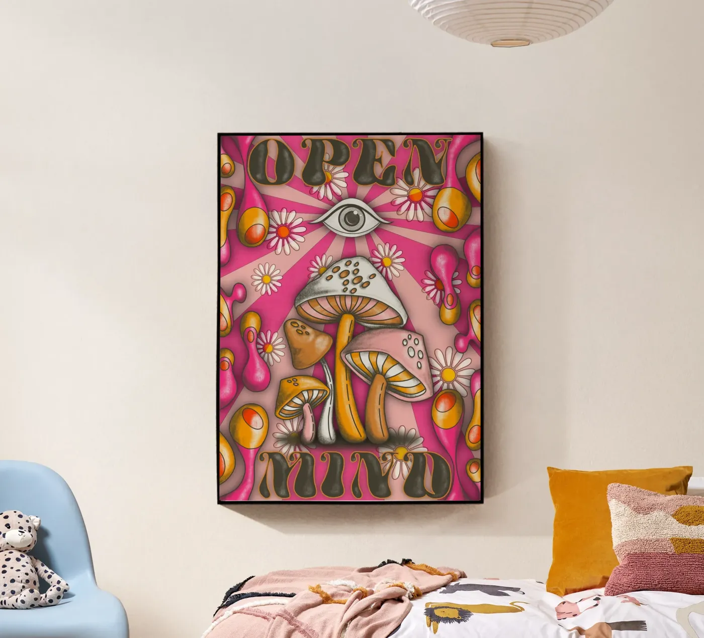 Open Mind acryl van AtelierTamtam