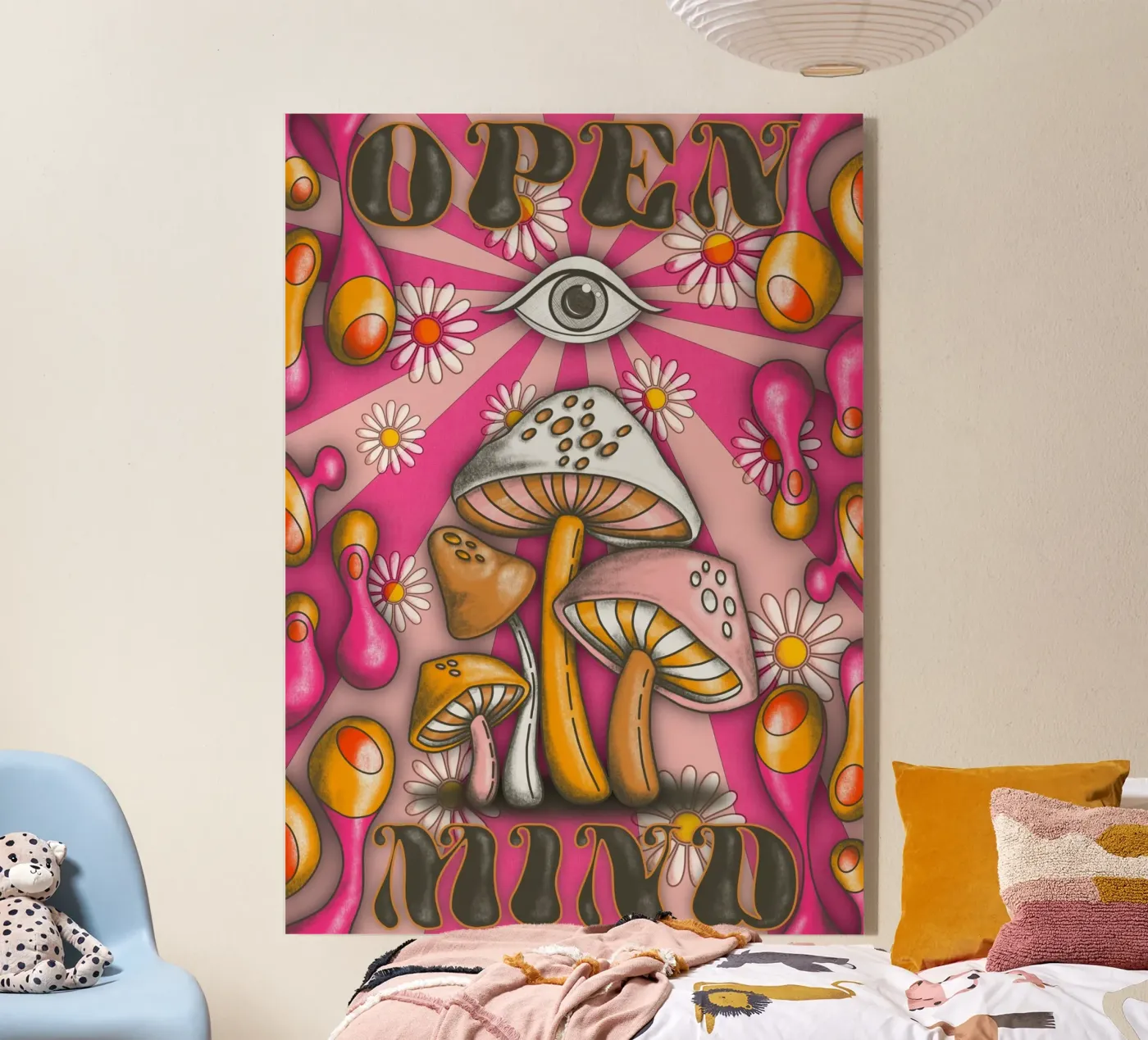 Open Mind acryl van AtelierTamtam