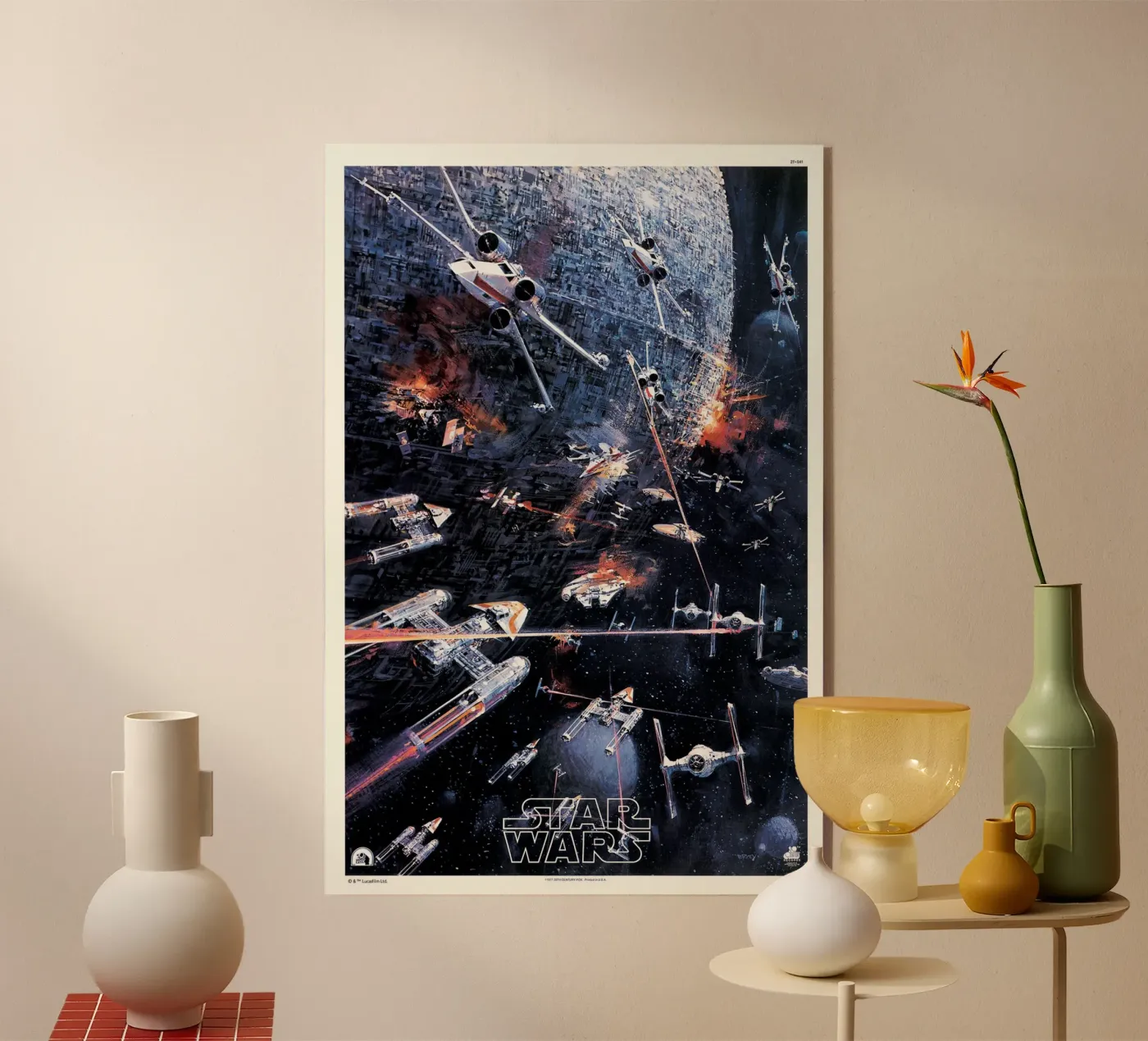 RETRO - STAR WARS GALAXY plexiglass da Star Wars