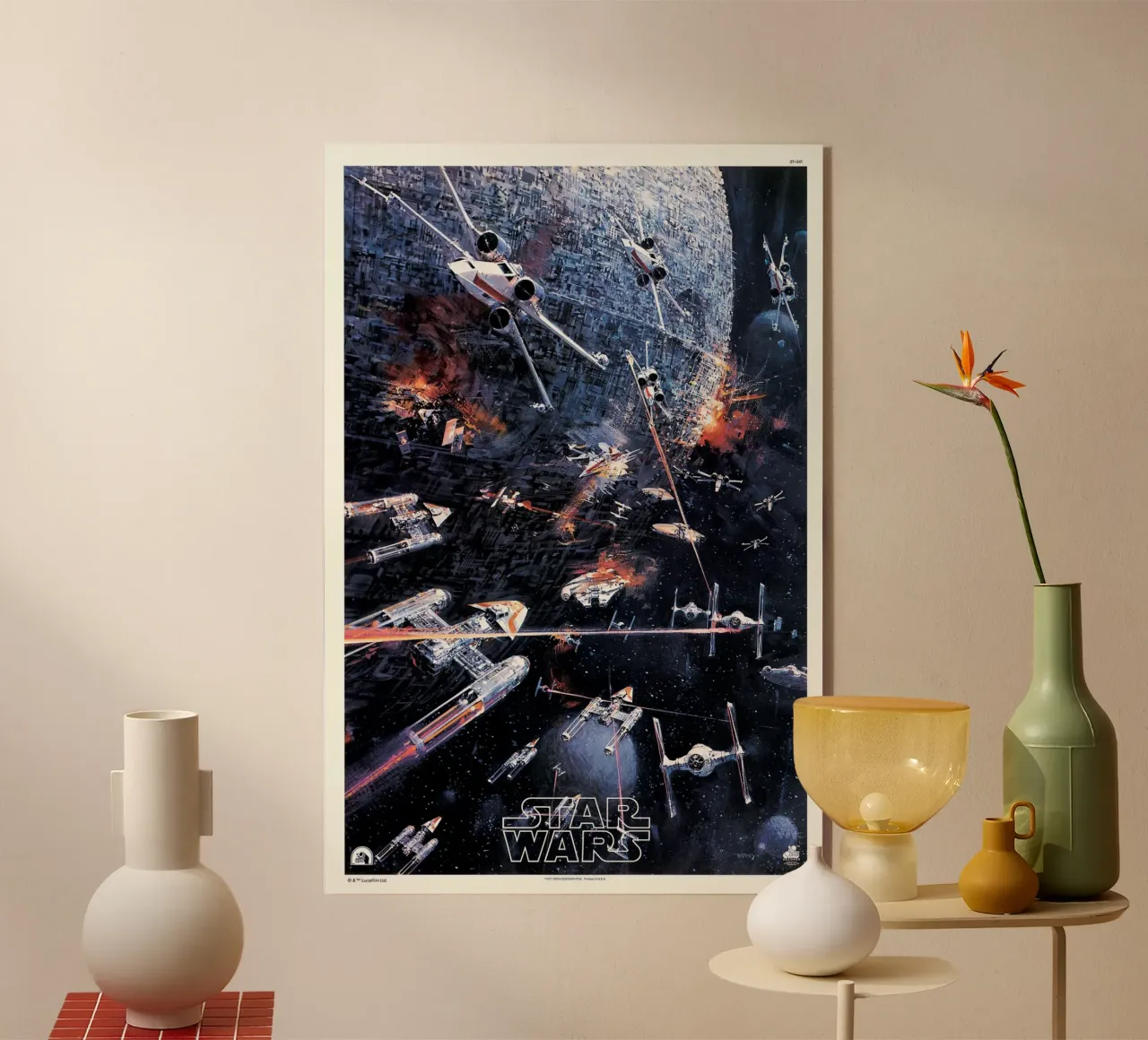 RETRO - STAR WARS GALAXY Acryl-Glas von Star Wars