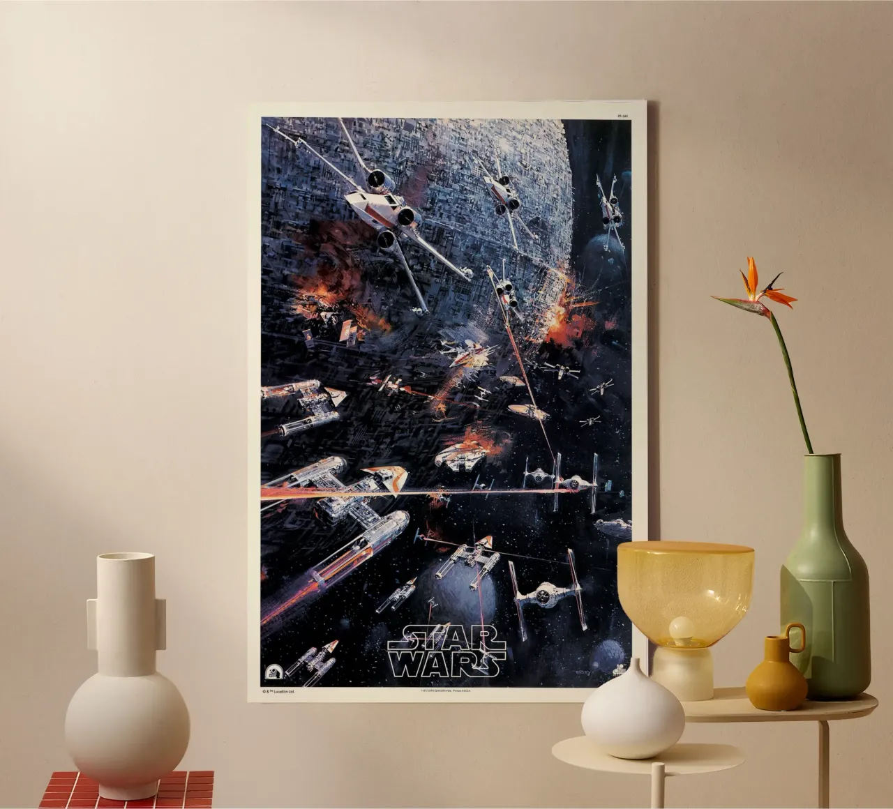 RETRO - STAR WARS GALAXY canvas by Star Wars