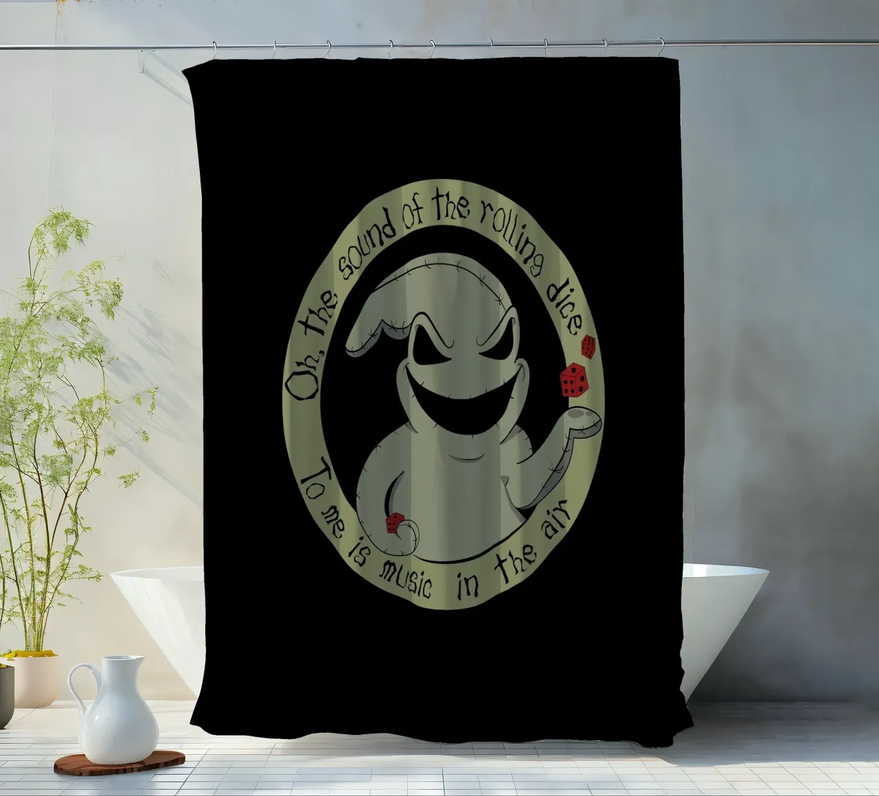 Oogie Boogie Man tenda da doccia da Loobs