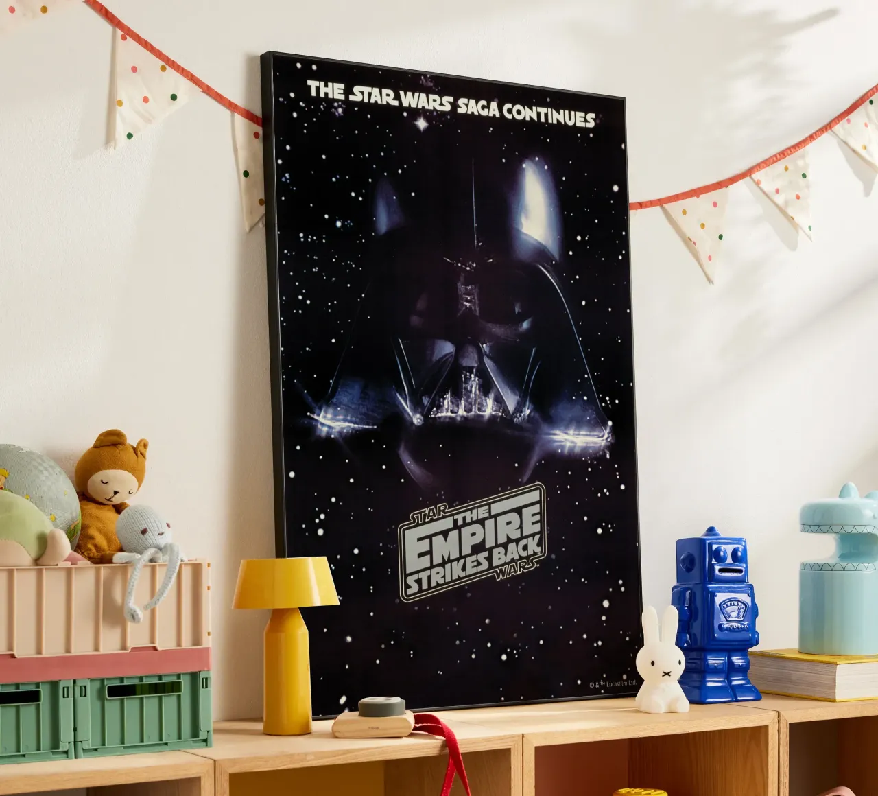 RETRO - THE EMPIRE STRIKES BACK alluminio dibond da Star Wars