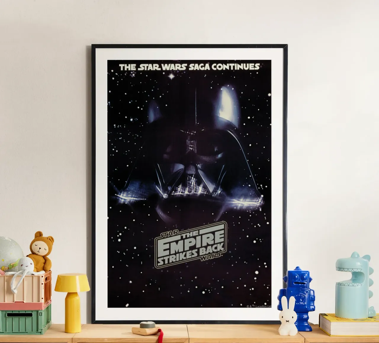 RETRO - THE EMPIRE STRIKES BACK poster by Star Wars