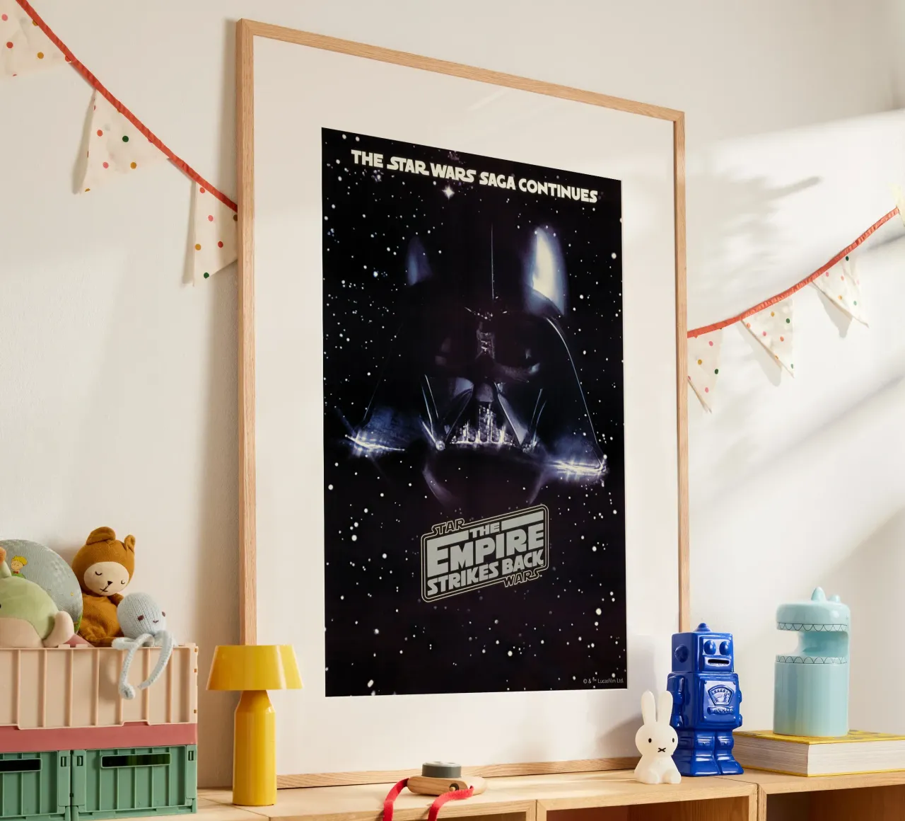 RETRO - THE EMPIRE STRIKES BACK poster by Star Wars