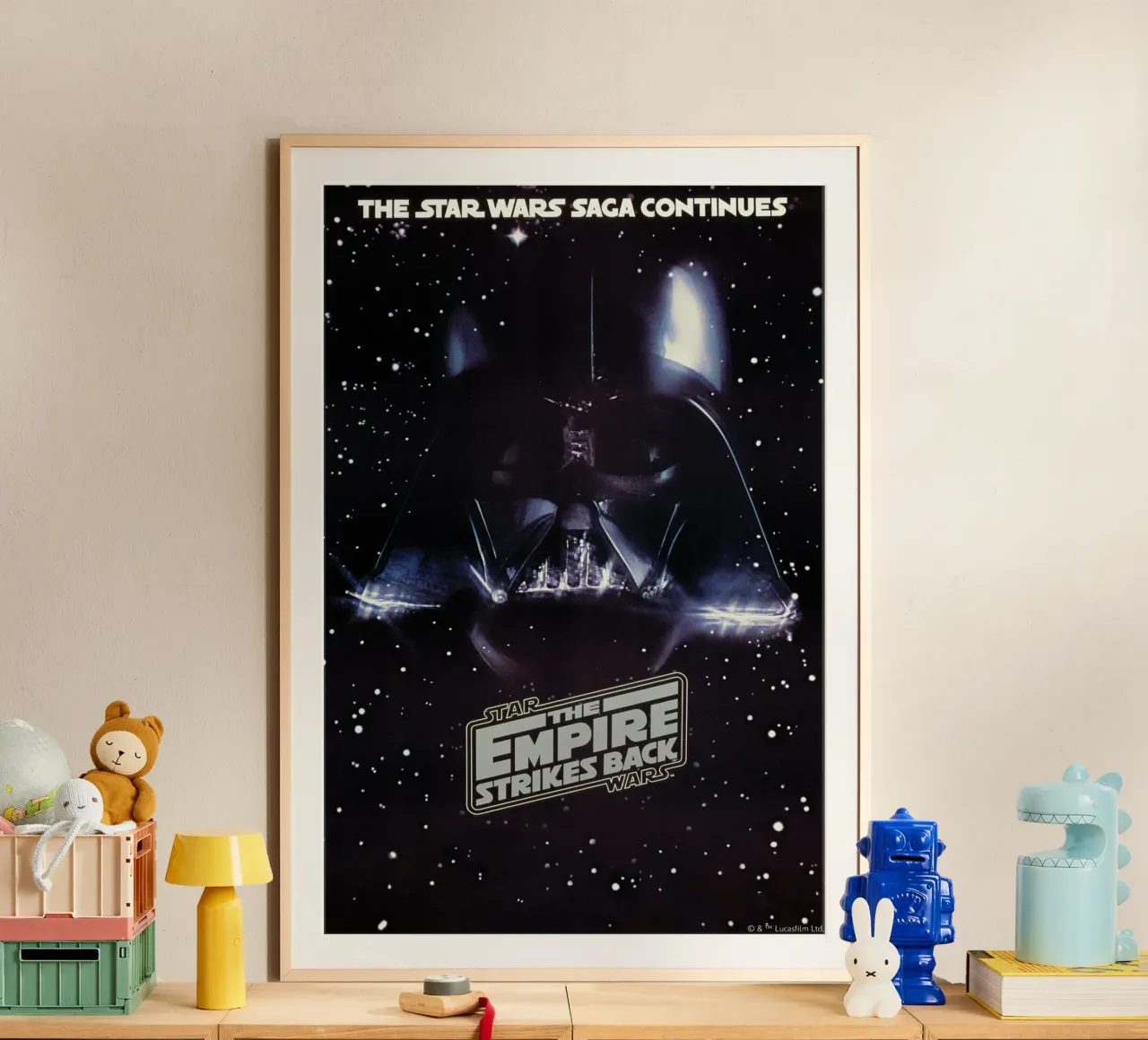 RETRO - THE EMPIRE STRIKES BACK poster by Star Wars