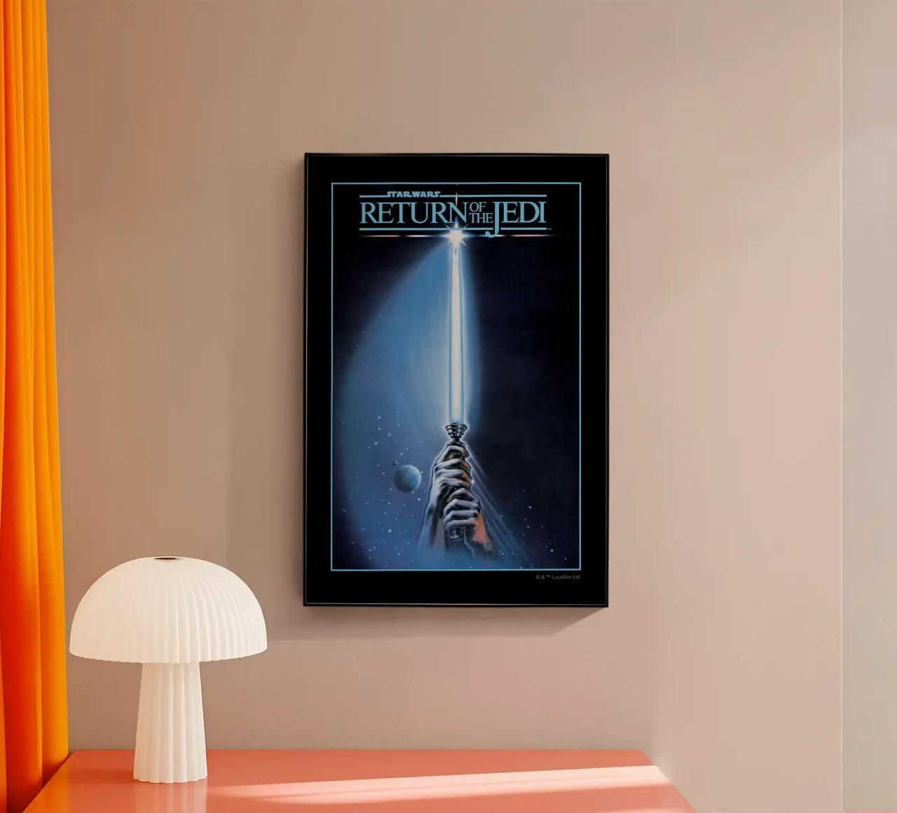 RETRO - RETURN OF THE JEDI Acryl-Glas von Star Wars