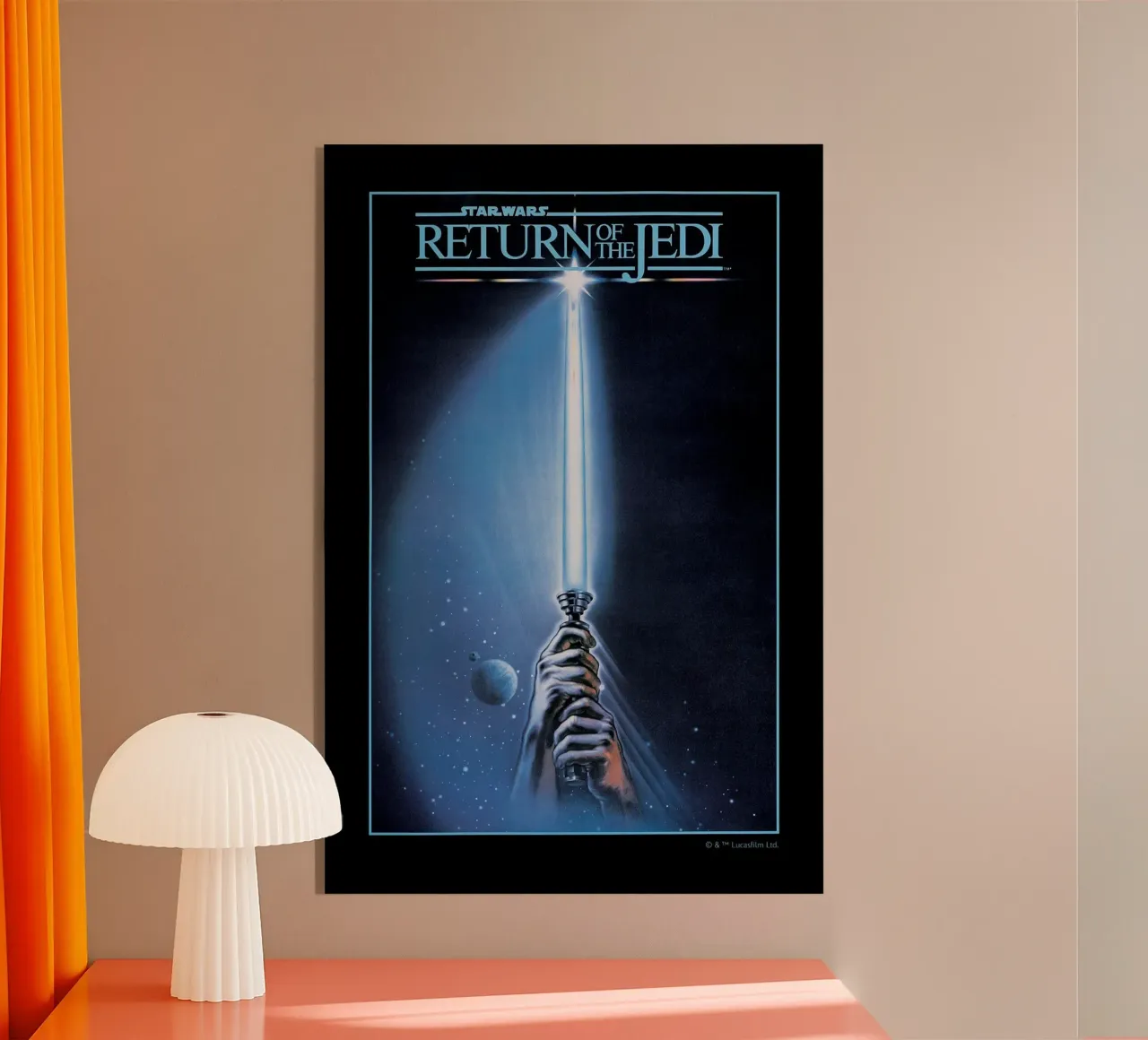 RETRO - RETURN OF THE JEDI Acryl-Glas von Star Wars