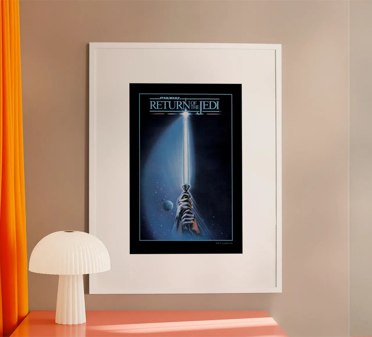 RETRO - RETURN OF THE JEDI carta hahnemühle da Star Wars
