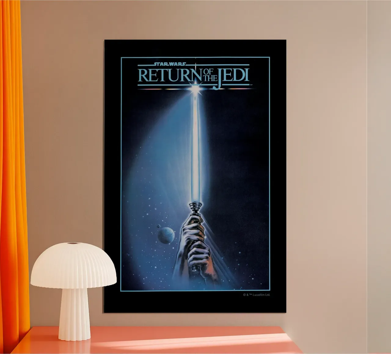 RETRO - RETURN OF THE JEDI carta hahnemühle da Star Wars