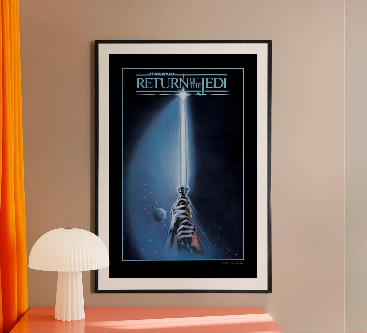 RETRO - RETURN OF THE JEDI carta hahnemühle da Star Wars