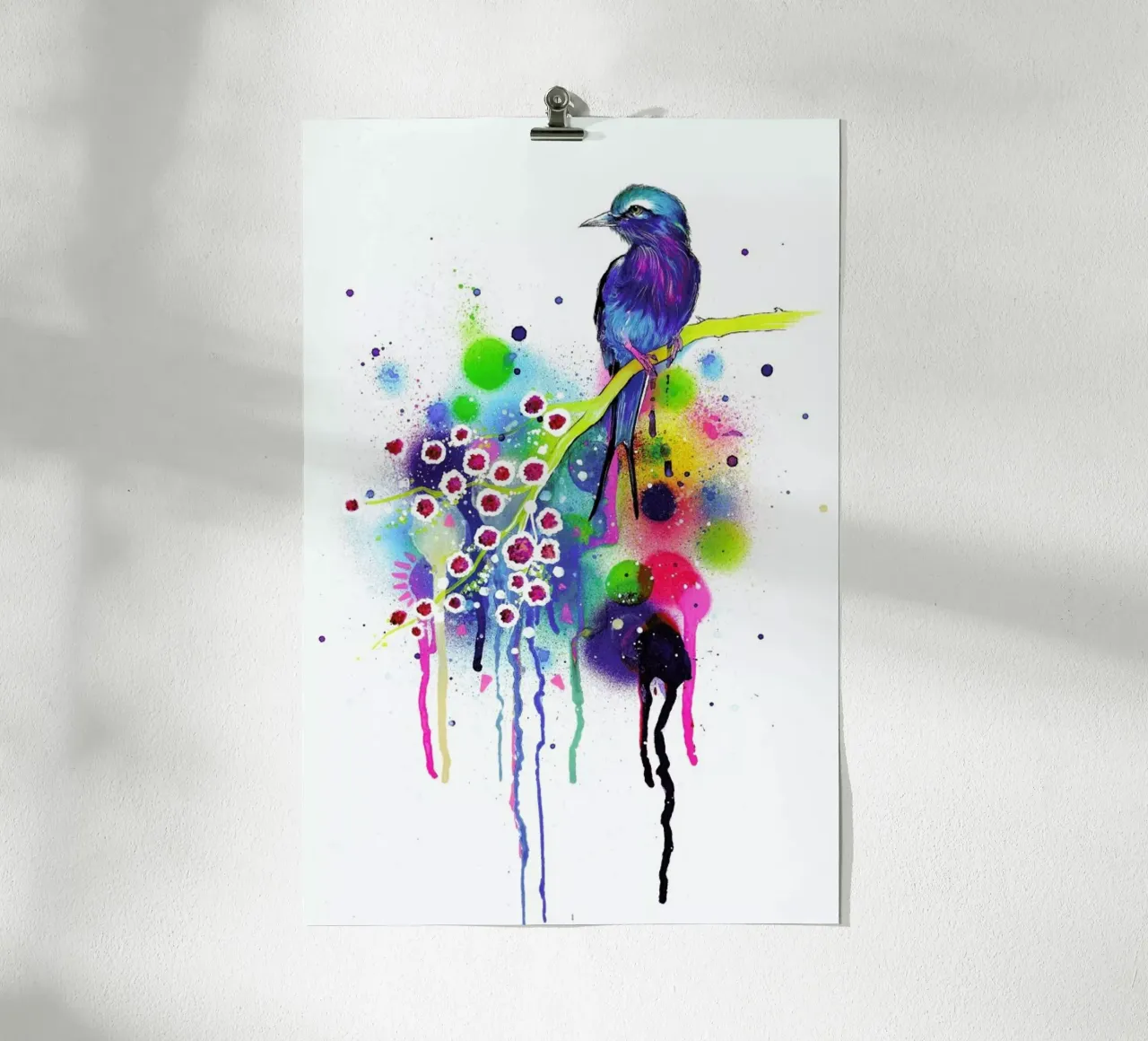 In Heaven poster con telaio in legno da Pixie Cold