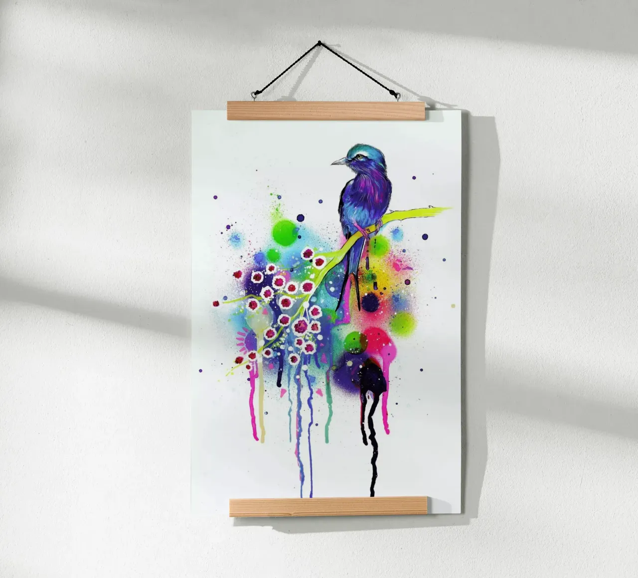In Heaven poster con telaio in legno da Pixie Cold