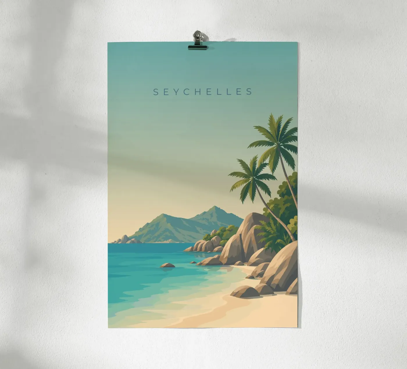 Seychelles Poster von minimalist designs
