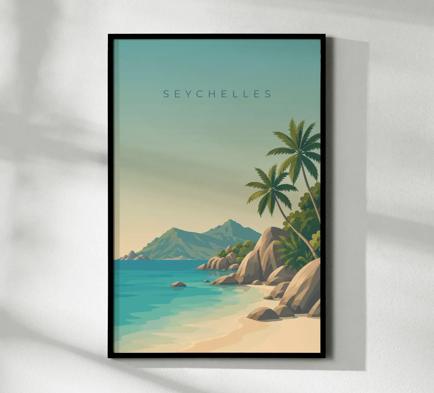 Seychelles Poster von minimalist designs