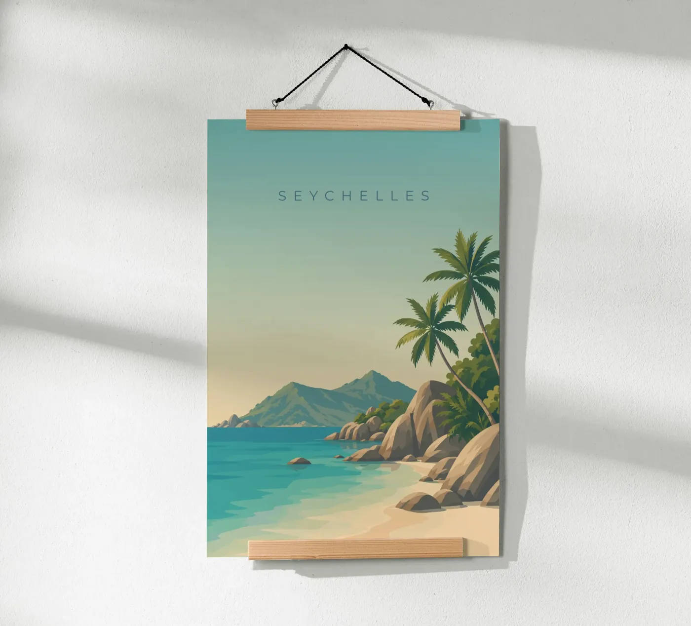 Seychelles Poster von minimalist designs