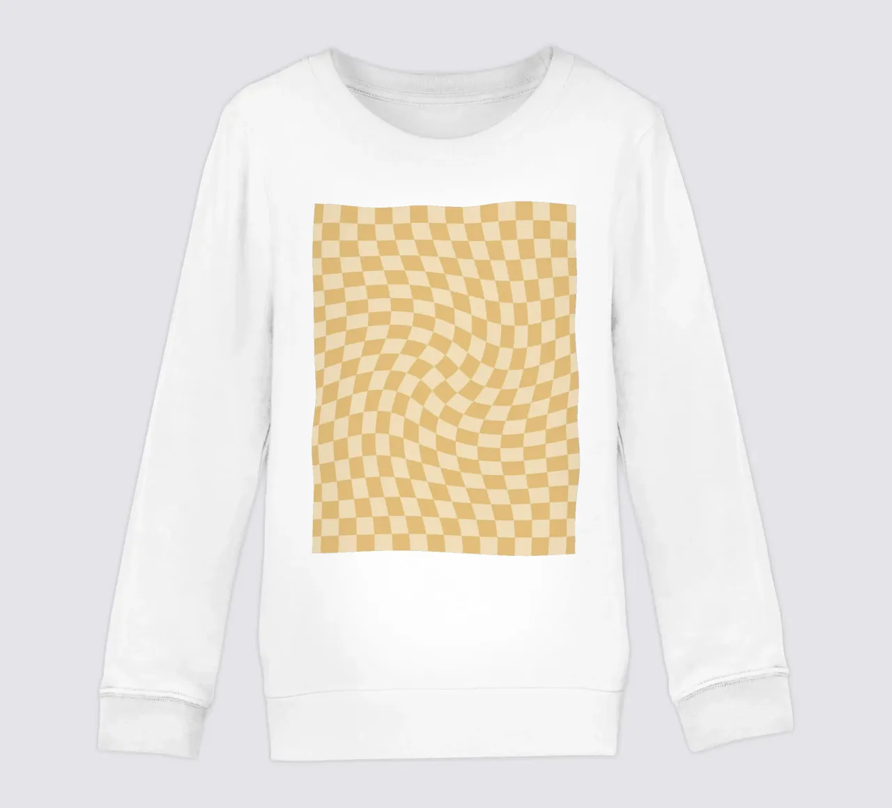 Checkerboard - Mustard Twist felpa bambino da Galaxy Eyes