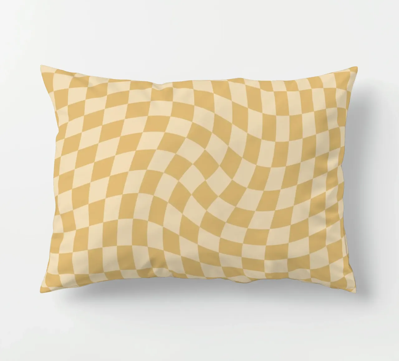 Checkerboard - Mustard Twist cuscino da Galaxy Eyes