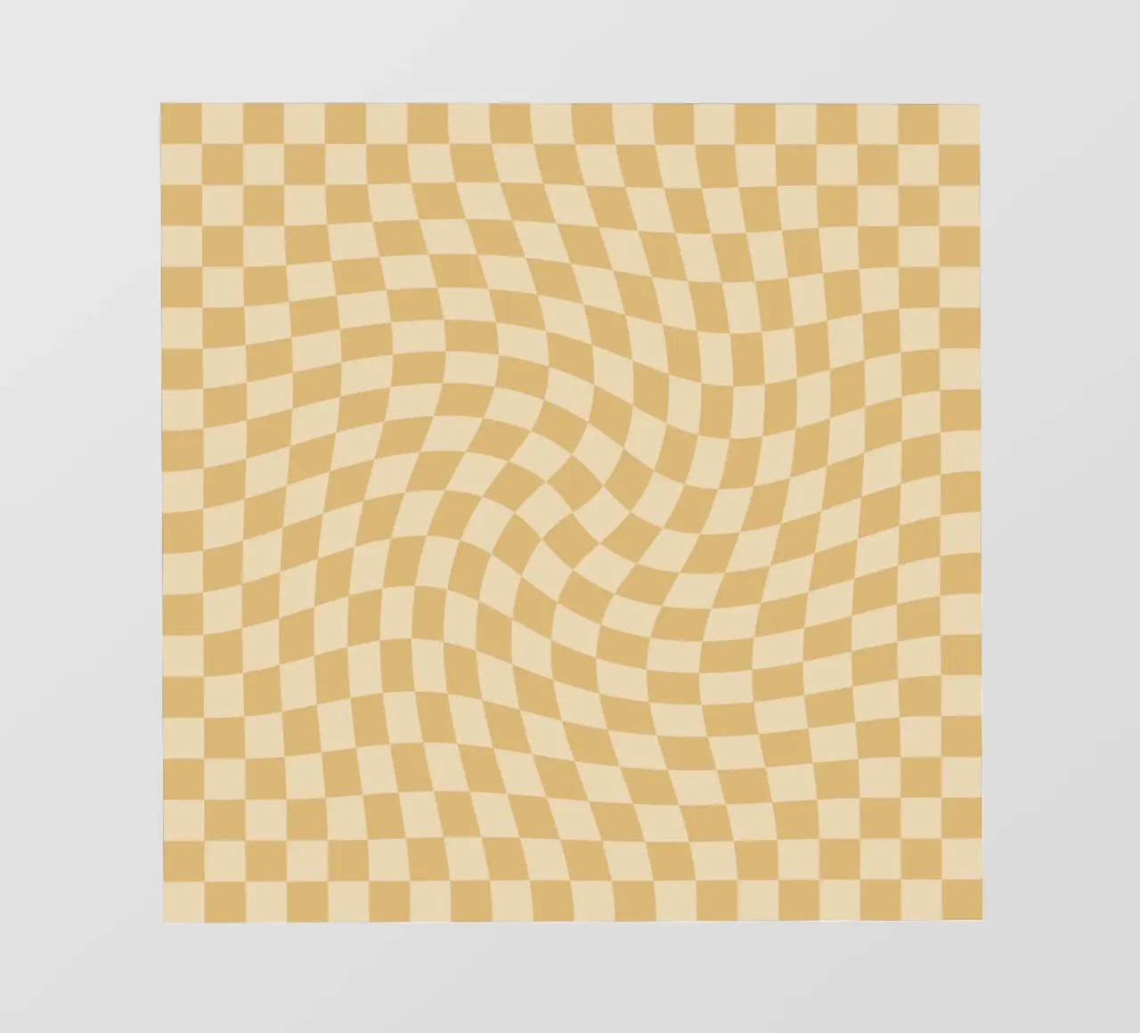 Checkerboard - Mustard Twist pellicola backlit da Galaxy Eyes