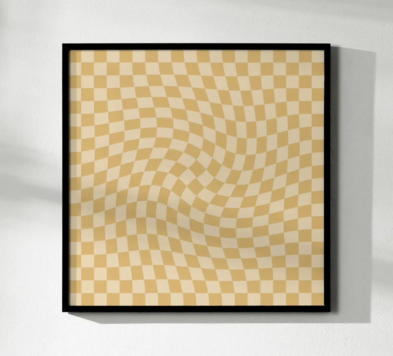 Checkerboard - Mustard Twist carta hahnemühle da Galaxy Eyes