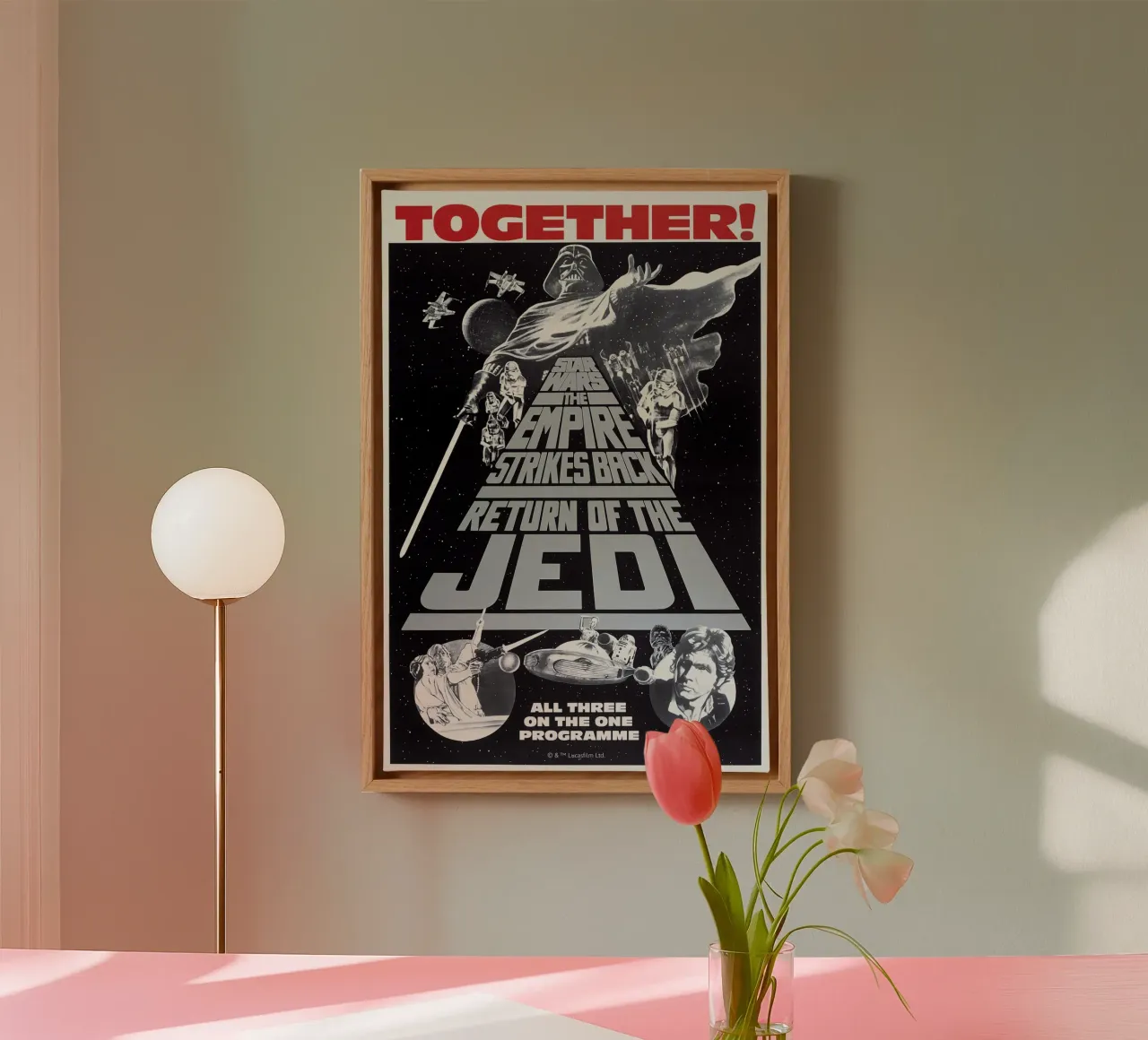 RETRO - STAR WARS SAGA canvas by Star Wars