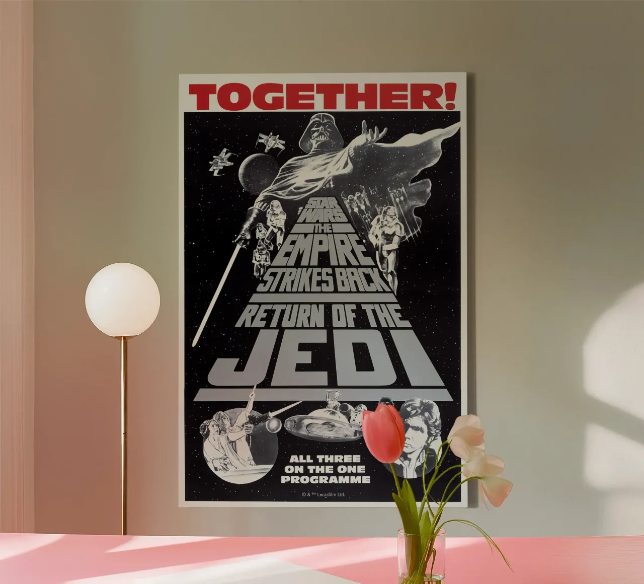 RETRO - STAR WARS SAGA canvas by Star Wars