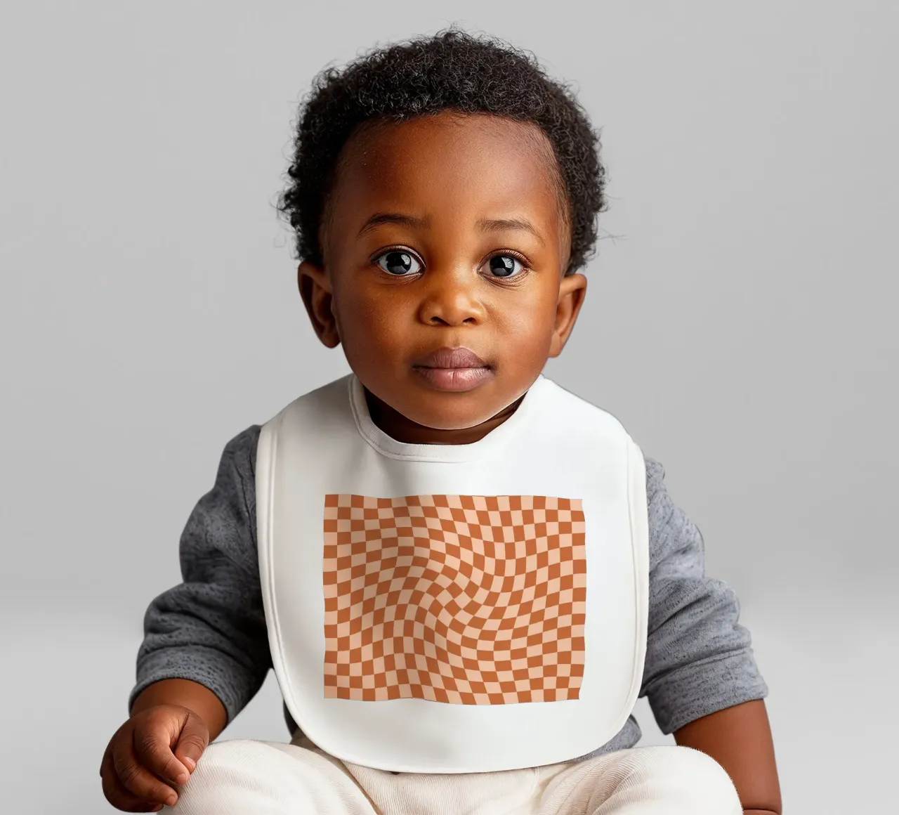 Checkerboard - Orange Twist bavaglino da Galaxy Eyes