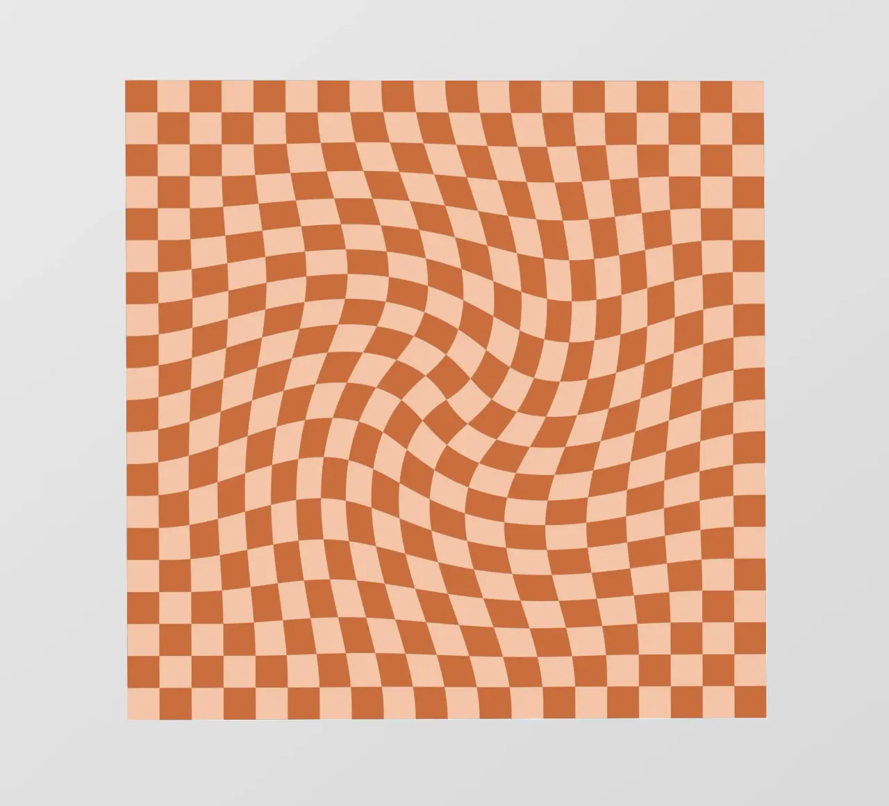Checkerboard - Orange Twist pellicola backlit da Galaxy Eyes