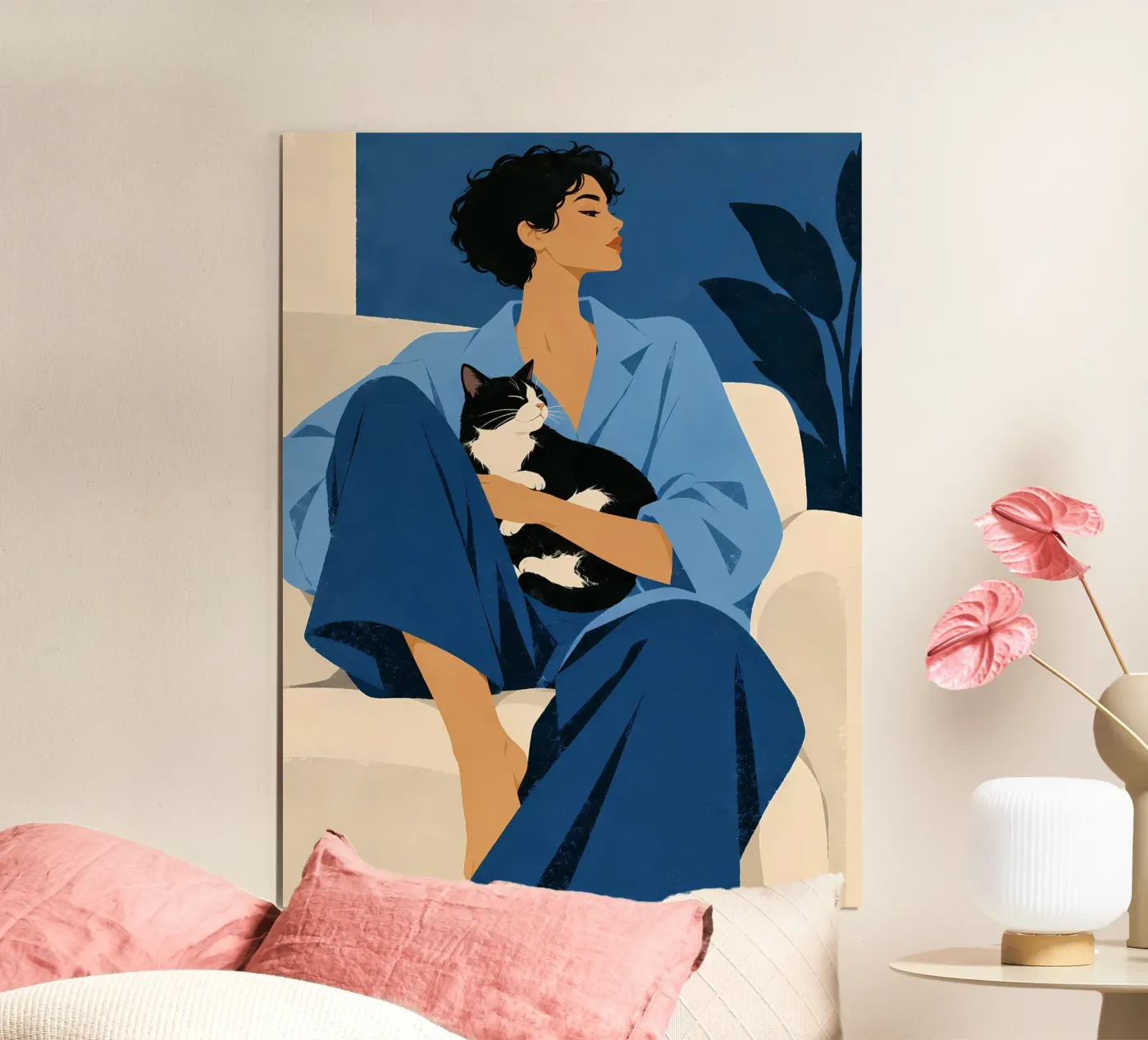 Blue Cat Mood poster da lieblu