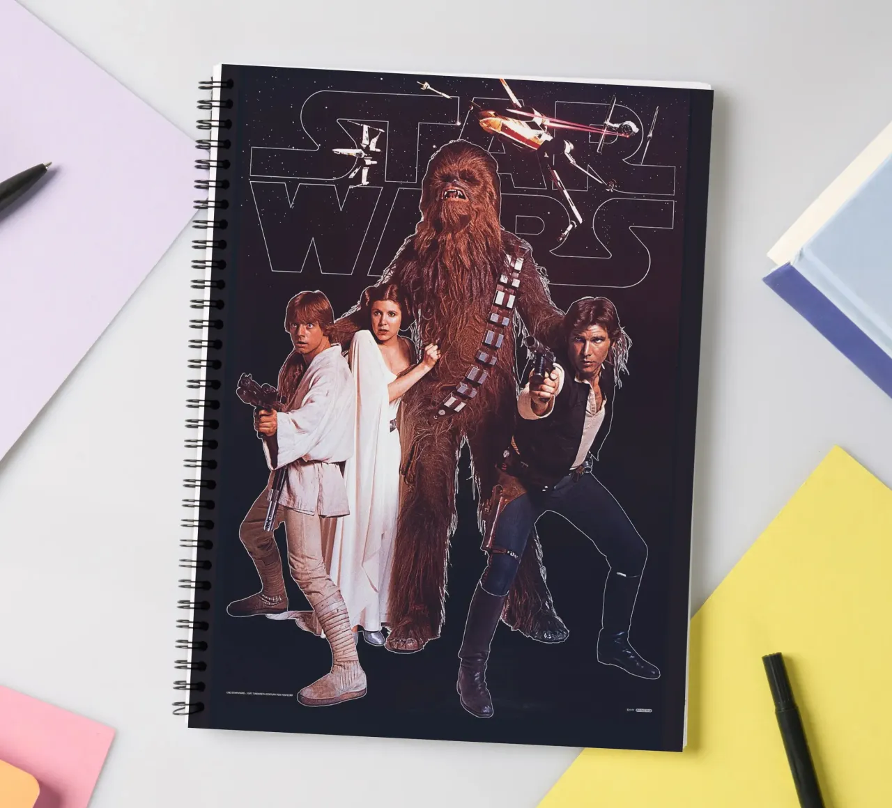 RETRO - LUKE SKYWALKER AND TEAM Ringbuch von Star Wars