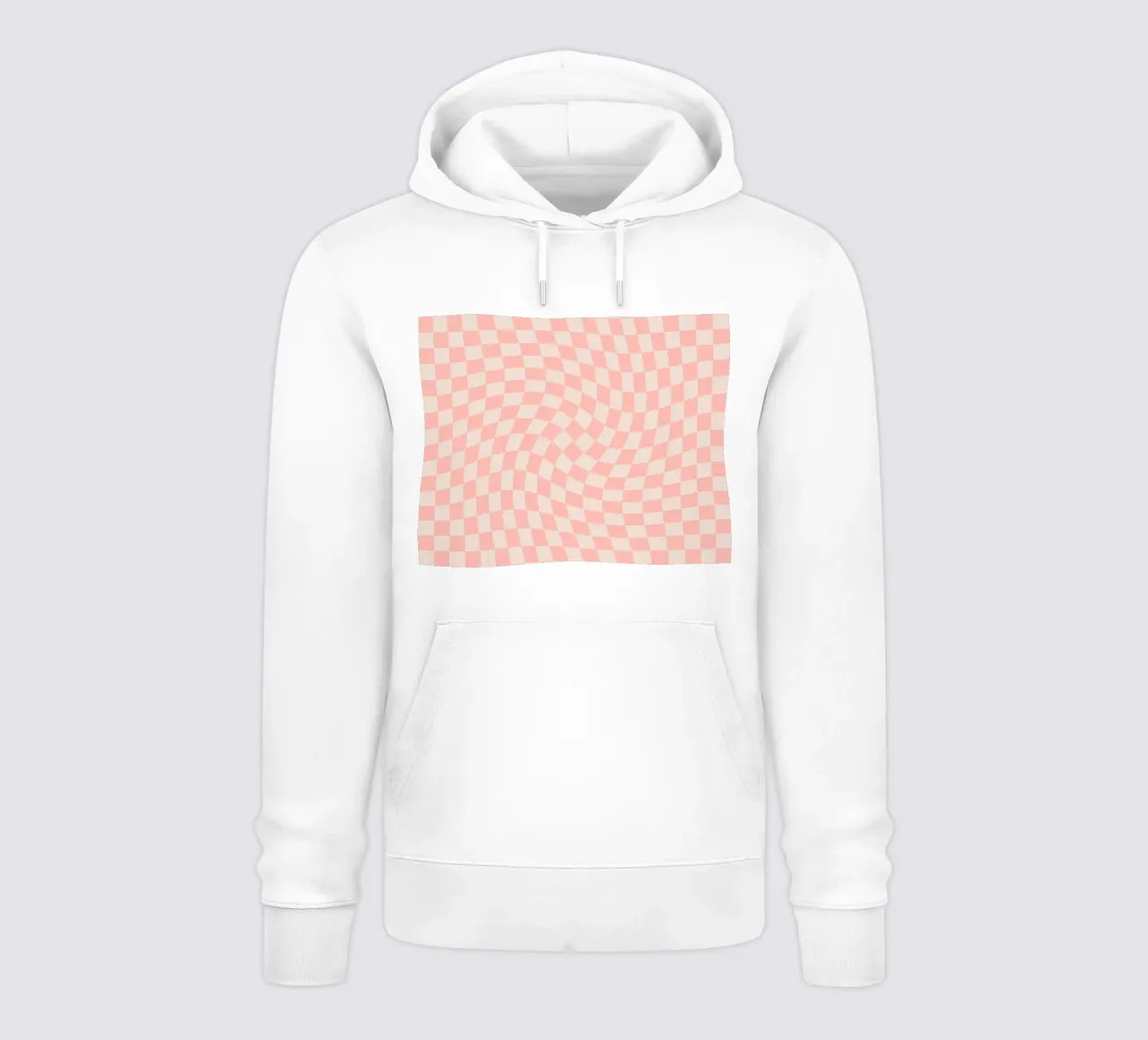 Checkerboard - Pink Twist felpa con cappuccio da Galaxy Eyes