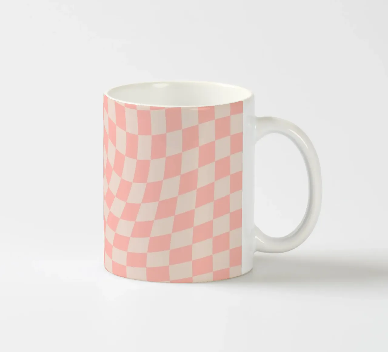 Checkerboard - Pink Twist tazza in ceramica da Galaxy Eyes