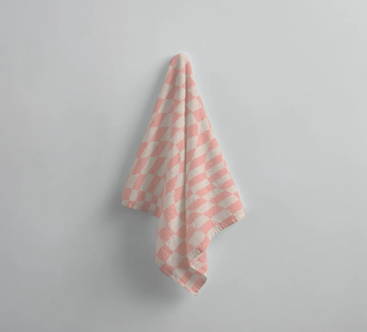 Checkerboard - Pink Twist asciugamano da bagno da Galaxy Eyes
