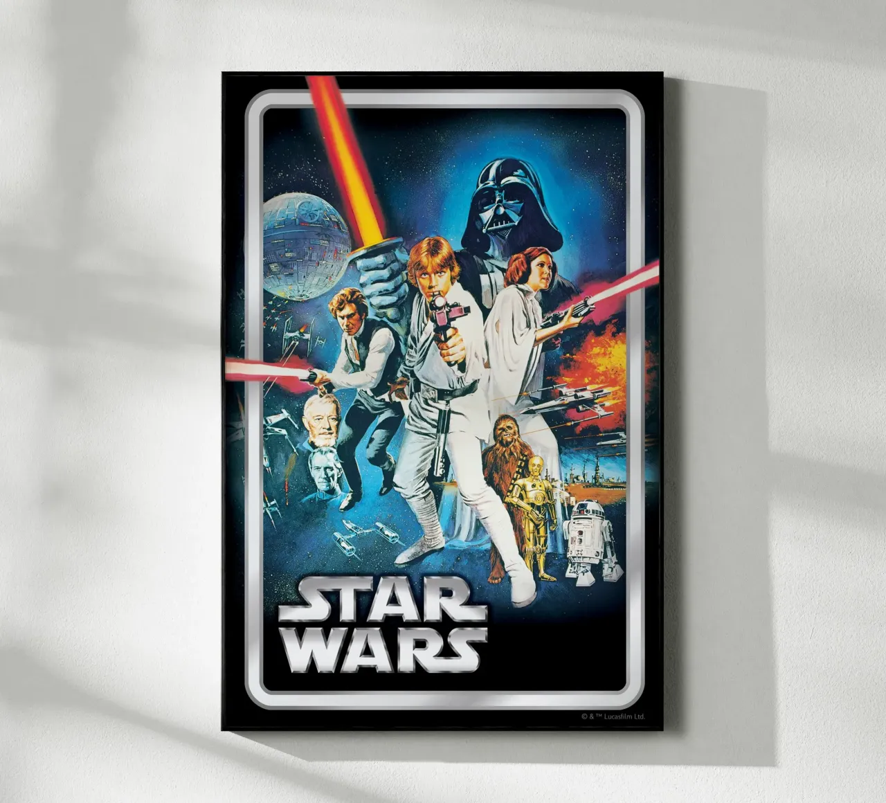 RETRO - STAR WARS CHARACTERS plexiglass da Star Wars